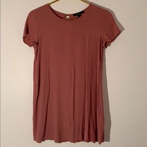 Pink tshirt dress